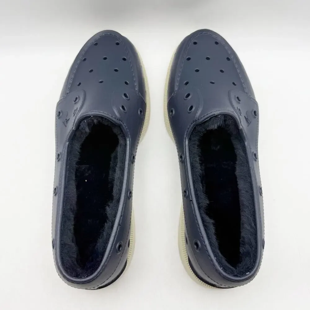 Sperry Mens Original Float Cozy Boat Shoes US 10 EU 43 Navy Blue NWOB